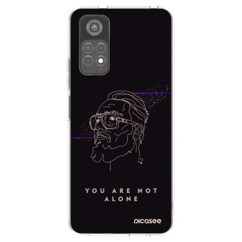Picasee silikónový prehľadný obal pre Xiaomi Redmi Note 11S 5G - You are not alone