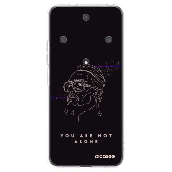 Picasee silikónový prehľadný obal pre Honor Magic5 Lite 5G - You are not alone