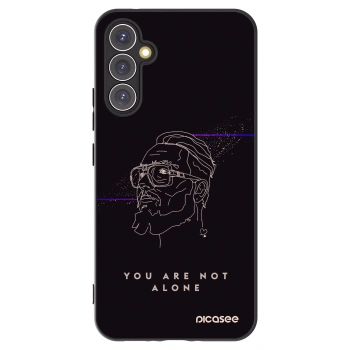 Picasee silikónový čierny obal pre Samsung Galaxy A34 5G A346B - You are not alone