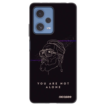 Picasee silikónový čierny obal pre Xiaomi Redmi Note 12 Pro 5G - You are not alone
