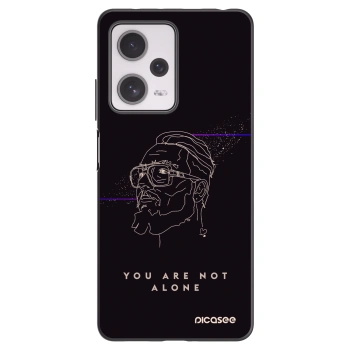 Picasee silikónový čierny obal pre Xiaomi Redmi Note 12 Pro+ 5G - You are not alone