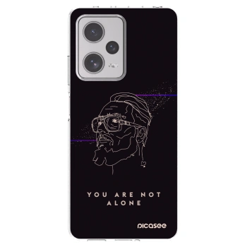Picasee silikónový prehľadný obal pre Xiaomi Redmi Note 12 Pro+ 5G - You are not alone