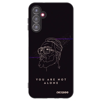 Picasee silikónový čierny obal pre Samsung Galaxy A14 4G A145R - You are not alone