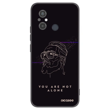 Picasee silikónový čierny obal pre Xiaomi Redmi 12C - You are not alone