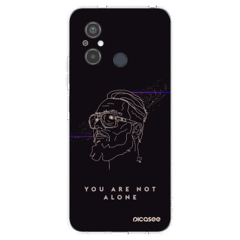 Picasee silikónový prehľadný obal pre Xiaomi Redmi 12C - You are not alone