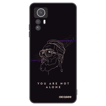 Picasee silikónový čierny obal pre Xiaomi Redmi Note 12S - You are not alone