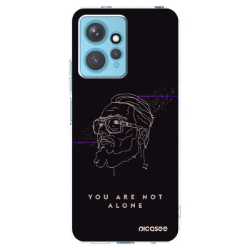 Picasee silikónový prehľadný obal pre Xiaomi Redmi Note 12 4G - You are not alone