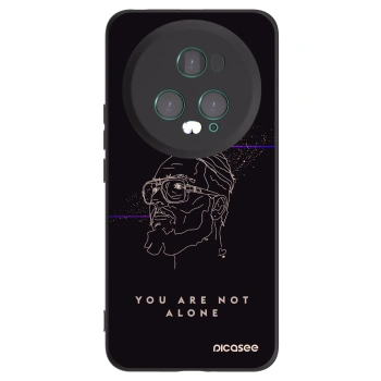 Picasee silikónový čierny obal pre Honor Magic5 Pro - You are not alone