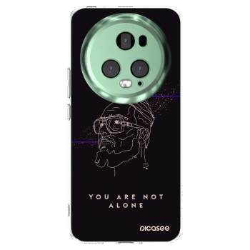 Picasee silikónový prehľadný obal pre Honor Magic5 Pro - You are not alone