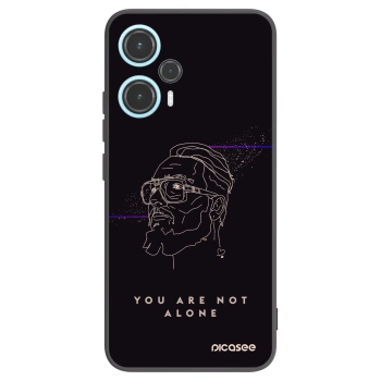 Picasee silikónový čierny obal pre Xiaomi Poco F5 - You are not alone