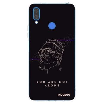 Picasee silikónový prehľadný obal pre Huawei Nova 3 - You are not alone