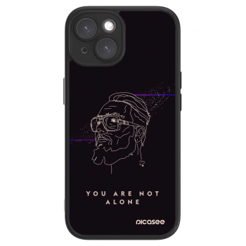 Picasee ULTIMATE CASE pro Apple iPhone 15 - You are not alone