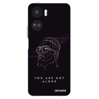 Picasee silikónový prehľadný obal pre Honor 90 Lite 5G - You are not alone