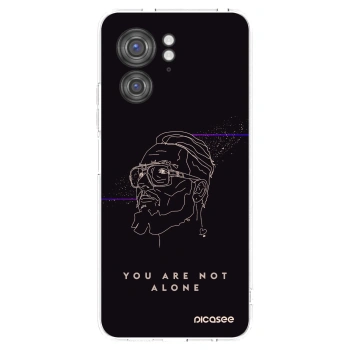 Picasee silikónový prehľadný obal pre Motorola Edge 40 - You are not alone
