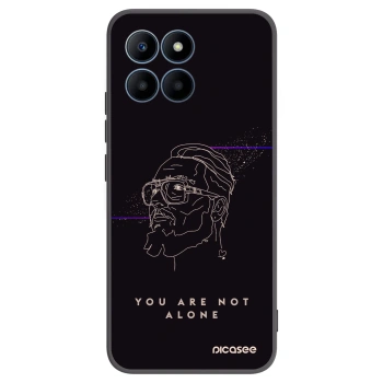 Picasee silikónový čierny obal pre Honor 70 Lite - You are not alone