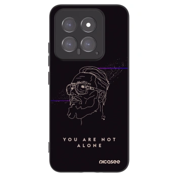 Picasee silikónový čierny obal pre Xiaomi 14 - You are not alone