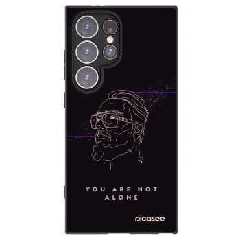 Picasee silikónový čierny obal pre Samsung Galaxy S24 Ultra S928B 5G - You are not alone