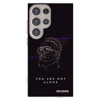 Picasee silikónový prehľadný obal pre Samsung Galaxy S24 Ultra S928B 5G - You are not alone