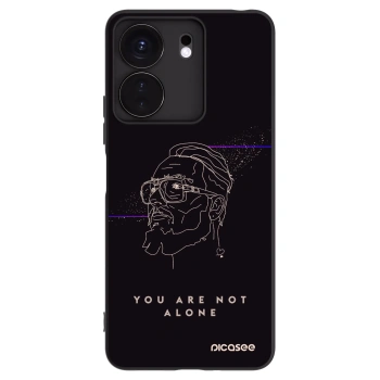 Picasee silikónový čierny obal pre Xiaomi Redmi 13C 4G - You are not alone