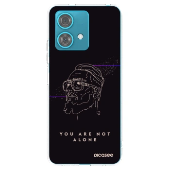 Picasee silikónový prehľadný obal pre Motorola Edge 40 Neo - You are not alone
