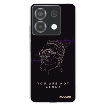 Picasee silikónový prehľadný obal pre Xiaomi Poco X6 - You are not alone