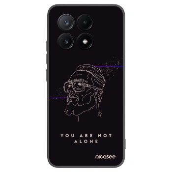 Picasee silikónový čierny obal pre Xiaomi Poco X6 Pro - You are not alone