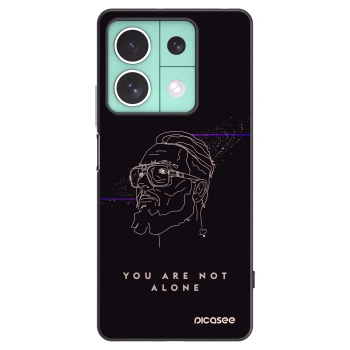 Picasee silikónový čierny obal pre Xiaomi Redmi Note 13 5G - You are not alone