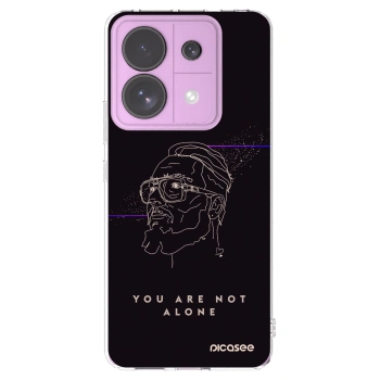 Picasee silikónový prehľadný obal pre Xiaomi Redmi Note 13 Pro 5G - You are not alone