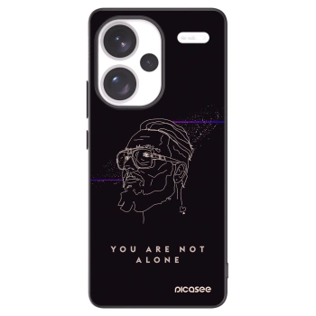 Picasee silikónový čierny obal pre Xiaomi Redmi Note 13 Pro+ 5G - You are not alone