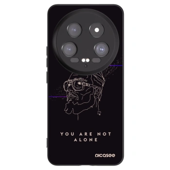 Picasee silikónový čierny obal pre Xiaomi 14 Ultra - You are not alone