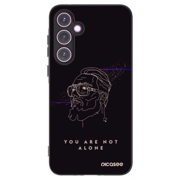 Picasee silikónový čierny obal pre Samsung Galaxy A35 5G A356B - You are not alone
