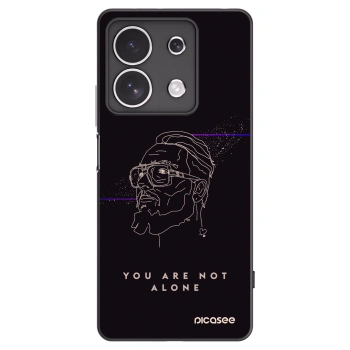 Picasee silikónový čierny obal pre Xiaomi Redmi Note 13 4G - You are not alone