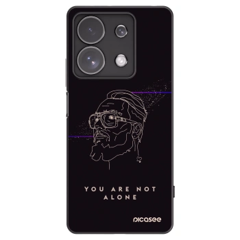 Picasee silikónový čierny obal pre Xiaomi Redmi Note 13 Pro 4G - You are not alone