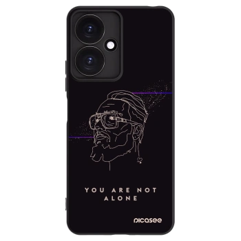 Picasee silikónový čierny obal pre Xiaomi Redmi 13C 5G - You are not alone