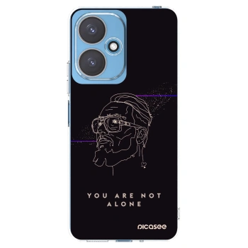 Picasee silikónový prehľadný obal pre Xiaomi Redmi 13C 5G - You are not alone