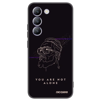 Picasee silikónový čierny obal pre Vivo V40 SE 5G - You are not alone