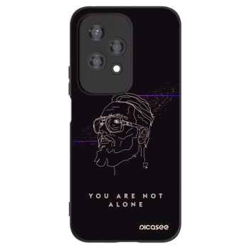 Picasee silikónový čierny obal pre Honor 200 Lite - You are not alone