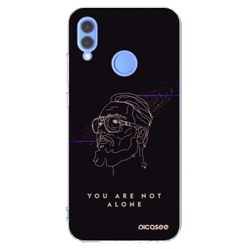 Picasee silikónový prehľadný obal pre Huawei P Smart 2019 - You are not alone