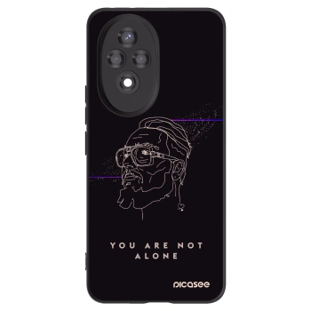 Picasee silikónový čierny obal pre Honor 200 Pro 5G - You are not alone