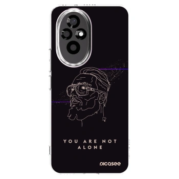 Picasee silikónový prehľadný obal pre Honor 200 Pro 5G - You are not alone