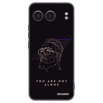 Picasee silikónový čierny obal pre OnePlus Nord 4 - You are not alone