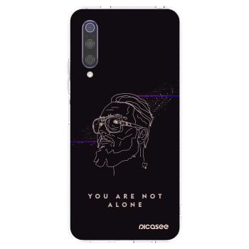 Picasee silikónový prehľadný obal pre Xiaomi Mi 9 - You are not alone