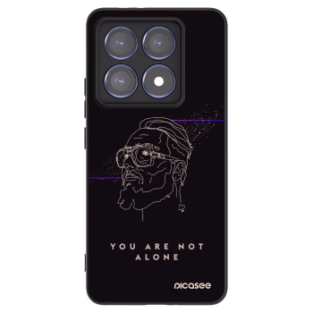 Picasee silikónový čierny obal pre Xiaomi 14T Pro - You are not alone