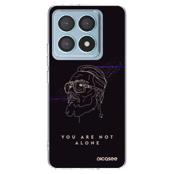 Picasee silikónový prehľadný obal pre Xiaomi 14T Pro - You are not alone