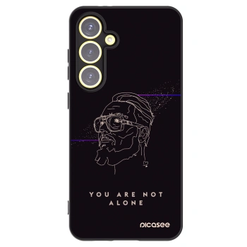 Picasee silikónový čierny obal pre Samsung Galaxy S24 FE S721B - You are not alone