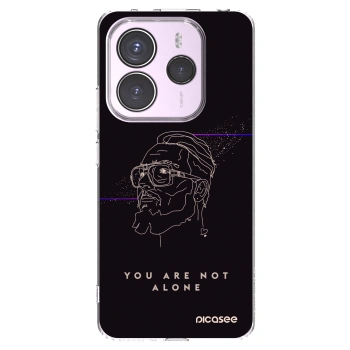 Picasee silikónový prehľadný obal pre Xiaomi Redmi Note 14 5G - You are not alone