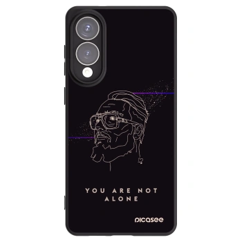 Picasee silikónový čierny obal pre Samsung Galaxy S25 Edge 5G - You are not alone