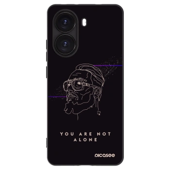 Picasee silikónový čierny obal pre Xiaomi Poco X7 Pro 5G - You are not alone
