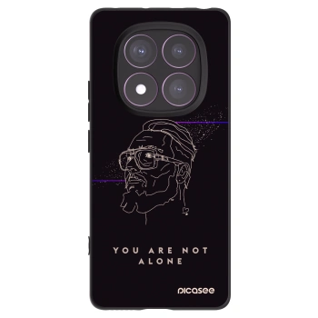 Picasee silikónový čierny obal pre Xiaomi Redmi Note 14 Pro 4G - You are not alone