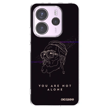 Picasee silikónový prehľadný obal pre Xiaomi Redmi Note 14 4G - You are not alone